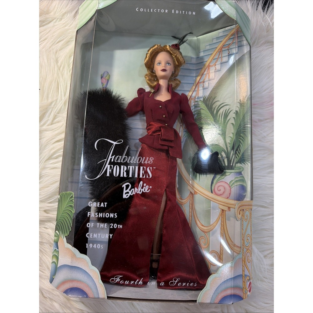 NEW Fabulous Forties Barbie NRFB 4th in the Series 1999 Mattel 22162